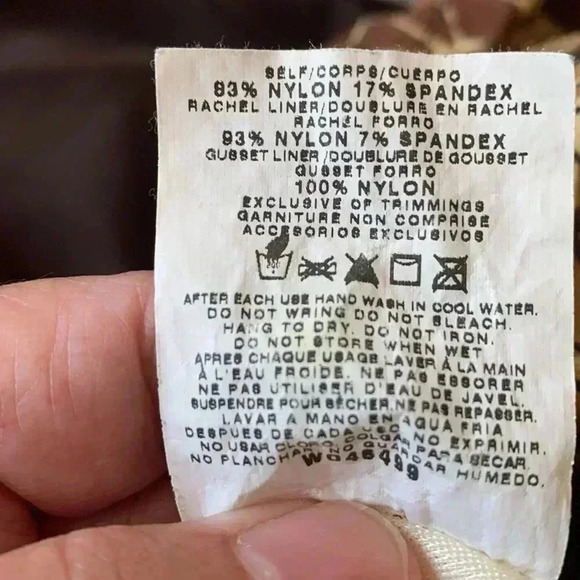 It Figures flattering one piece bathing suit with padded cups and long skirt - Picture 6 of 6